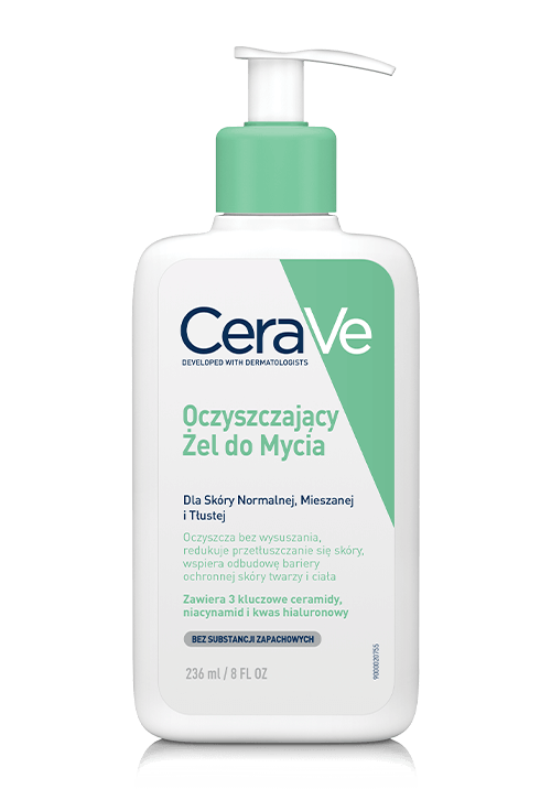 Butelka CeraVe Oczyszczającego Żelu do Mycia Ciała i Twarzy