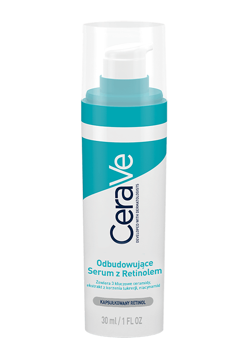Opakowanie CeraVe Serum Odbudowującego z Retinolem