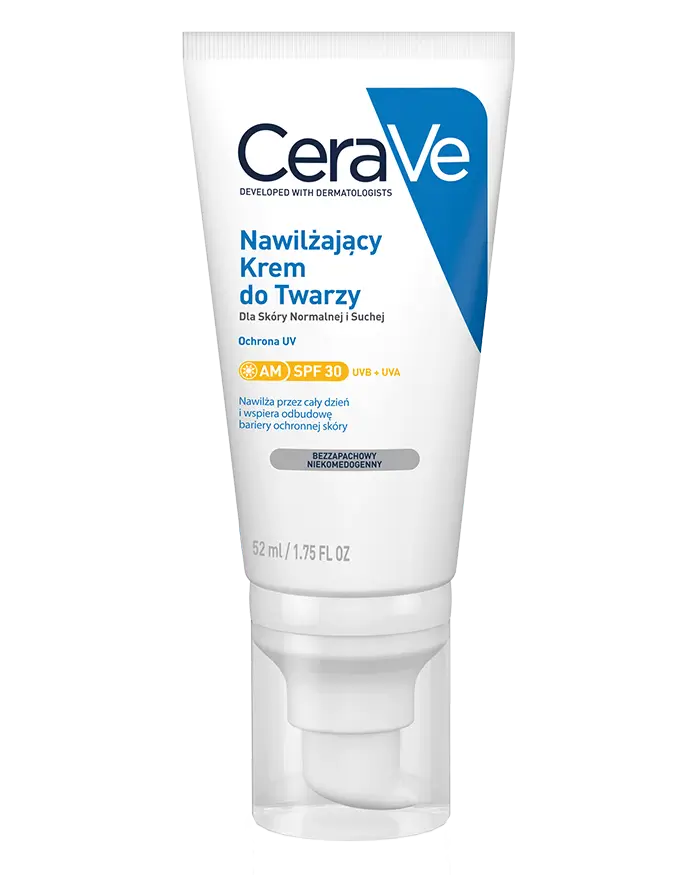 niekomedogenny krem nawilżający z SPF 30 od CeraVe