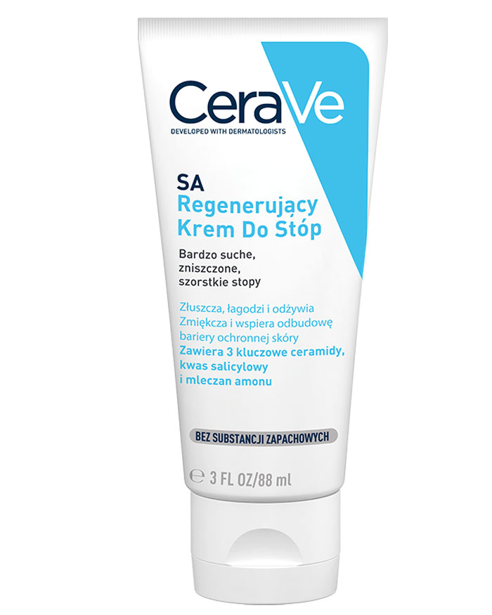 CeraVe SA regenerujący krem do stóp z kwasem salicylowym (CTA button)